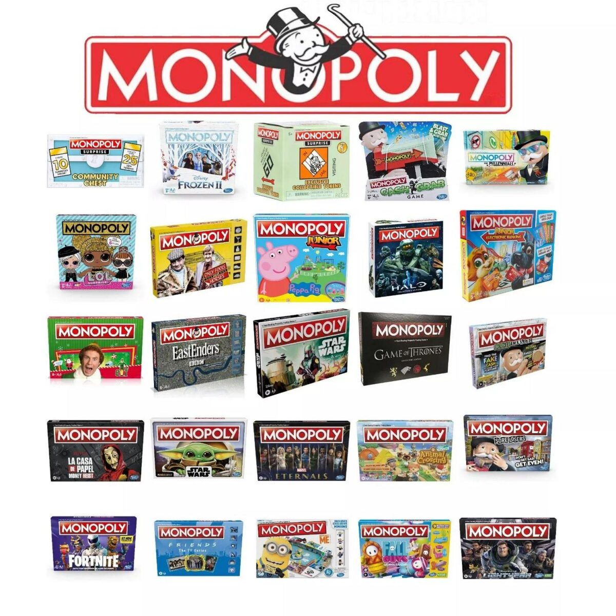 Monopoly Board Game eaf5dd01e86e4ada4108d3836647de3d