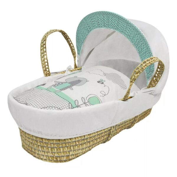Moses Basket Set wit 4b936e6cedb800cc7dd9b1bdebe35b7d