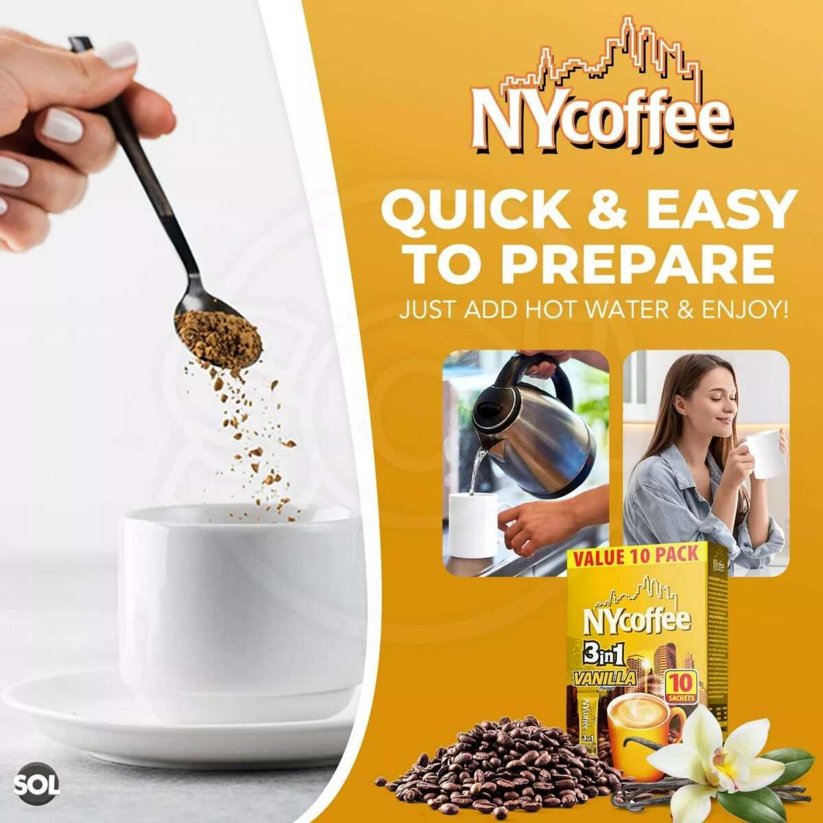 NY Coffee 3 in 1 Van df3d27b3ee84816abf3c861c14ffa0d3