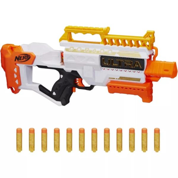 Nerf Ultra Dorado Motorised Blaster Fast-Back Loading 12 Darts Hasbro