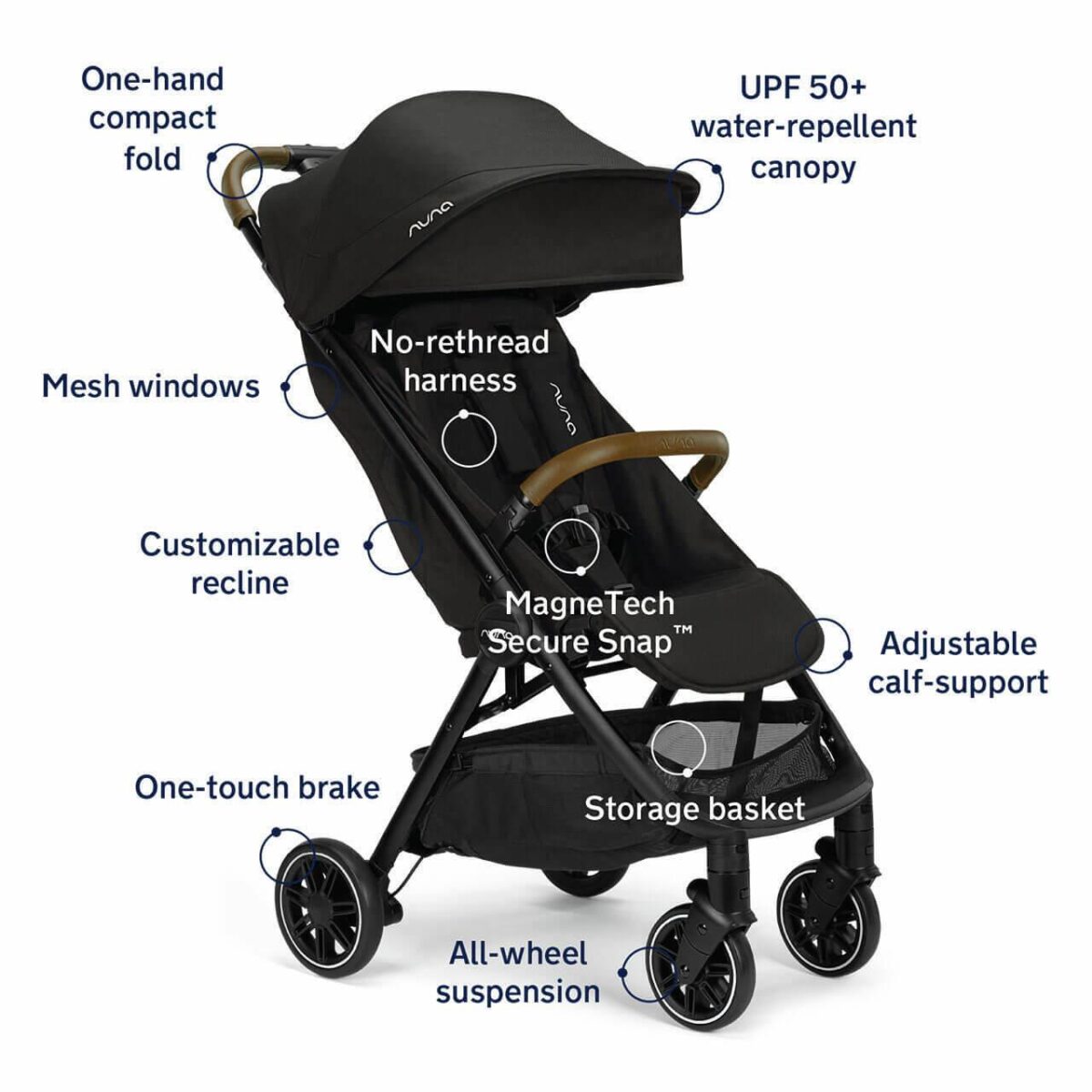 Nuna TRVL Compact St 8a1c52e8fa3639f61158a459c10af0e0