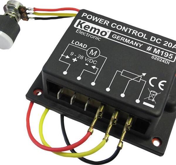 PWM Power Control 9-28 V/DC, max. 20A-