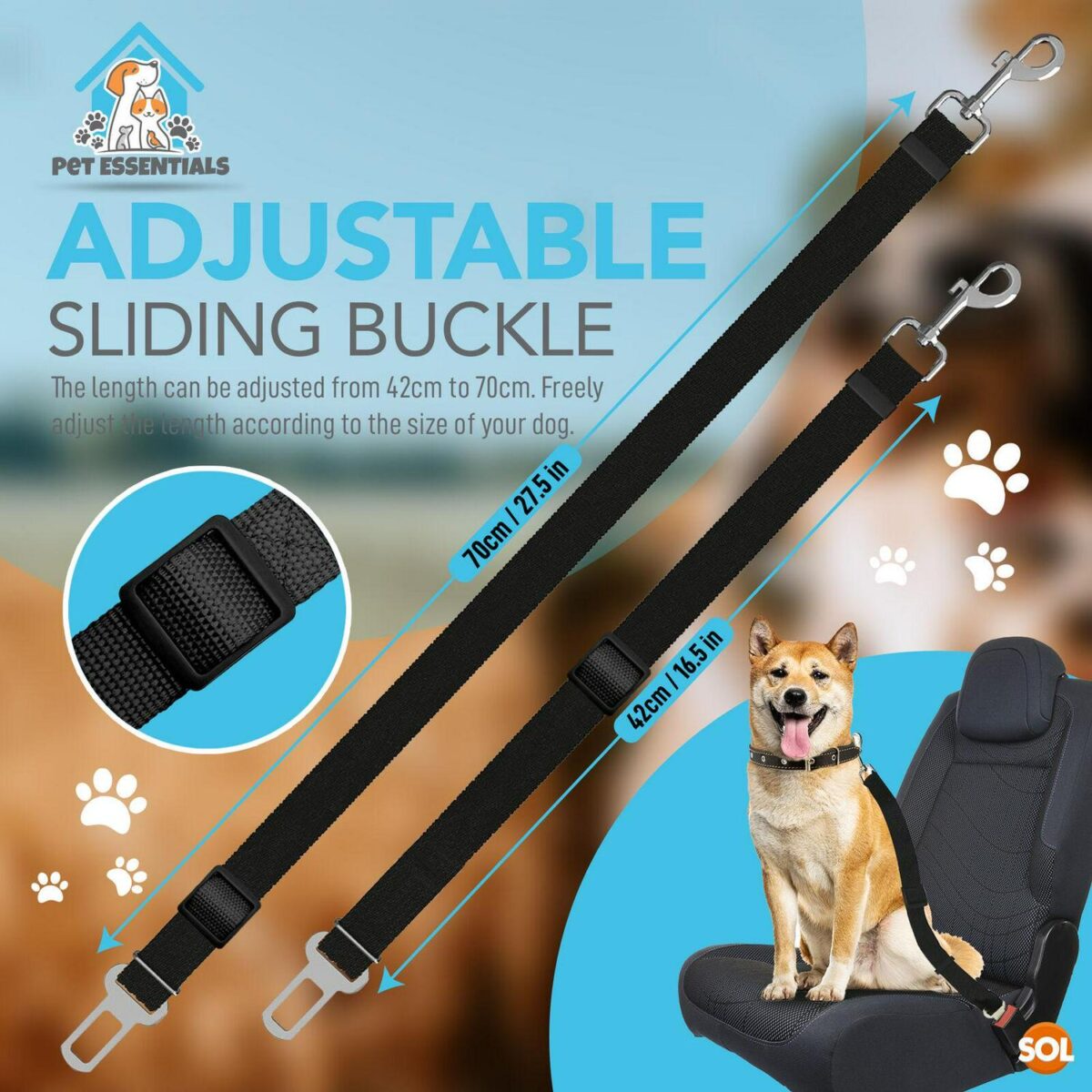 Pet Dog SEAT BELT Ad 04d921f4065f0791bb330588423de879