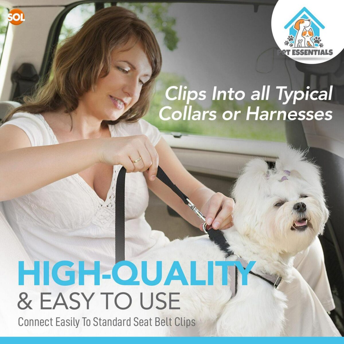 Pet Dog SEAT BELT Ad 92213bac54fb6bcb237101bf2b9b47f1