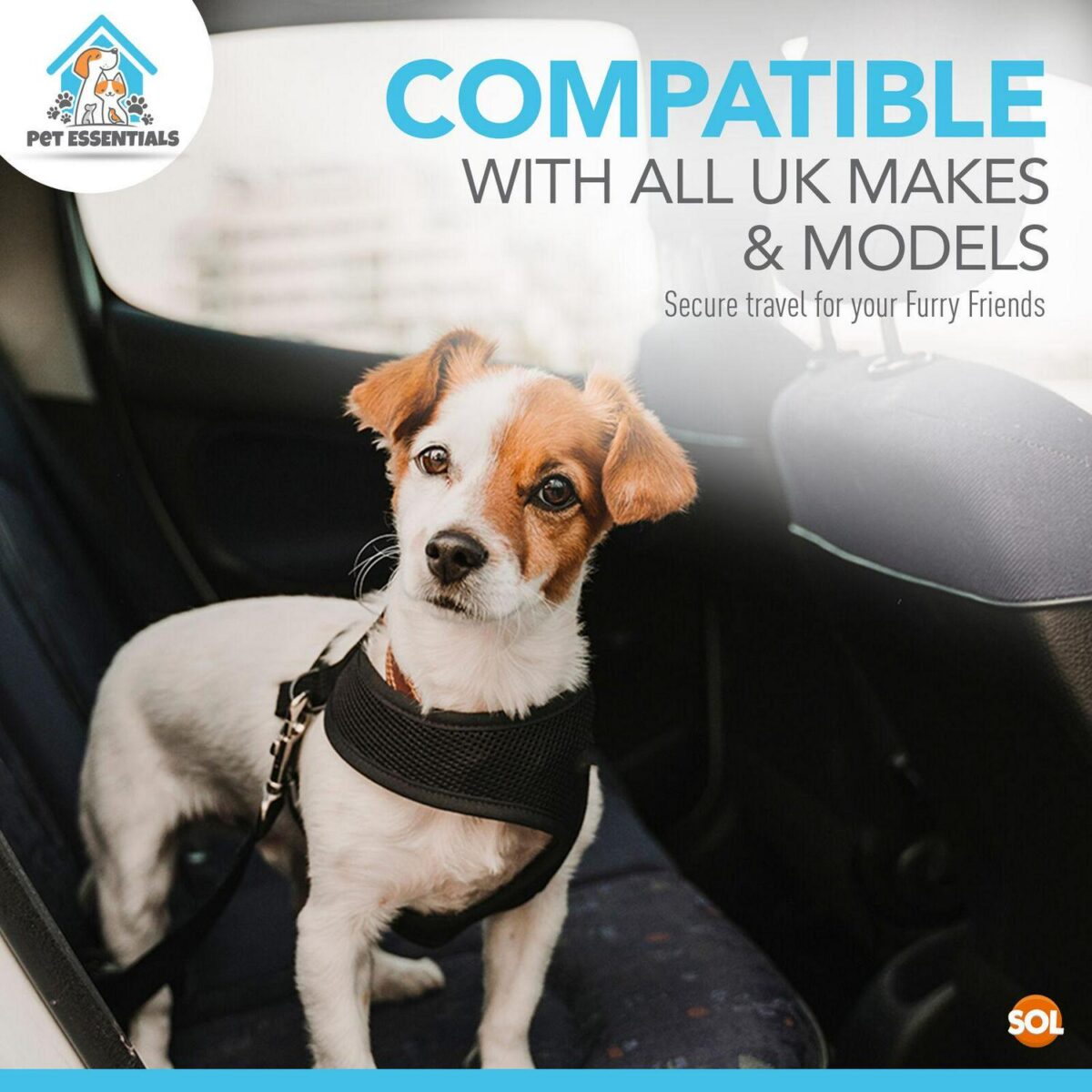 Pet Dog SEAT BELT Ad ee7a3d40c7ee1c4d05f051debdf66a73