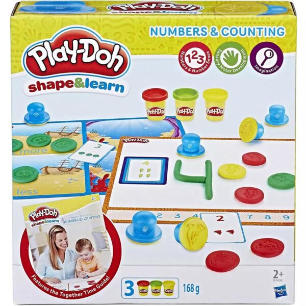 Play-Doh B34061020 Shape and Learn Numbers and Counting (Box Damaged)