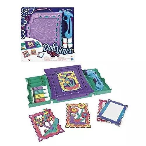 Play-Doh Doh Vinci Anywhere Art Studio Easel and Storage Case Playset