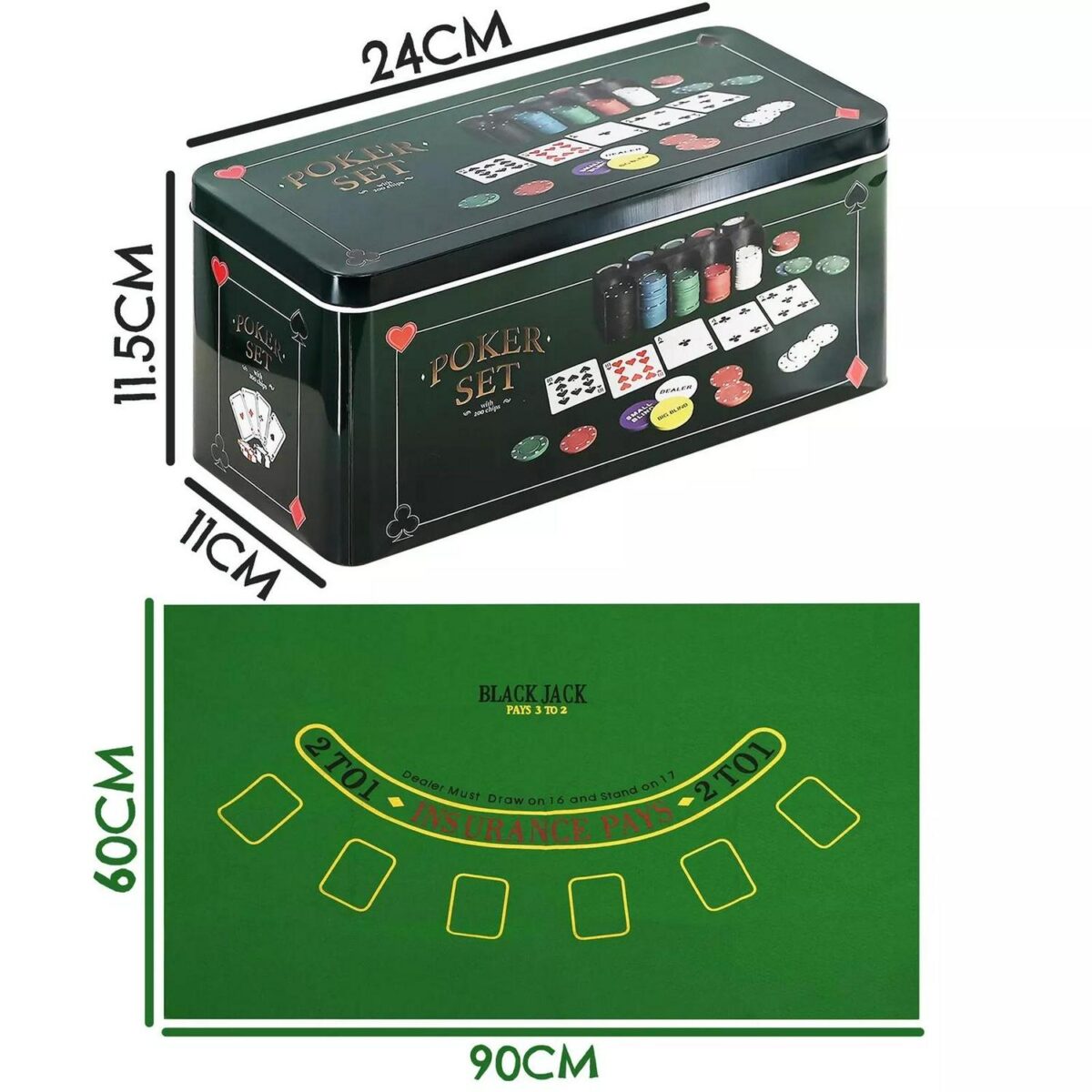 Poker Set Casino Gam cb2c8693ec27338a72fdd7b89f374404