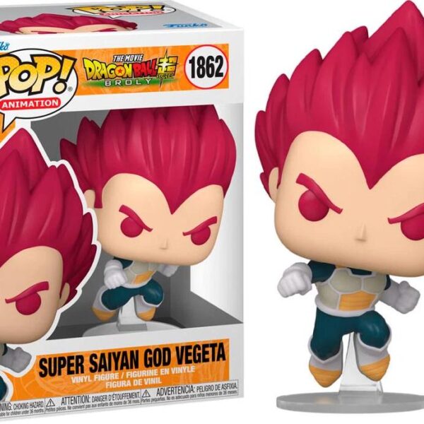 Pop! Vinyl - Dragonball Super The Movie - Super Saiyan God Vegeta 1862