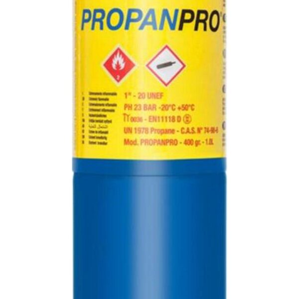 PropanPro Propane Gas Cylinder, Blue 400g-