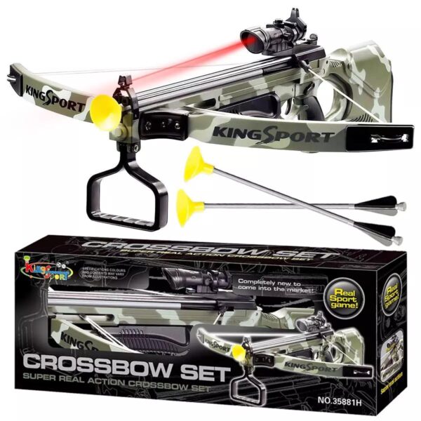 Real Action Crossbow Set Suction Darts Archery Set Sports Activity Bow and Arrow