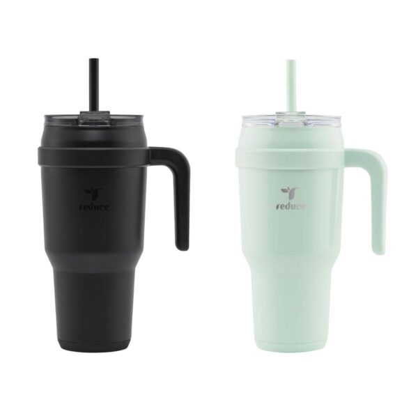 Reduce Cold1 Mug 1.18L, 2 Pack in Black and Mint