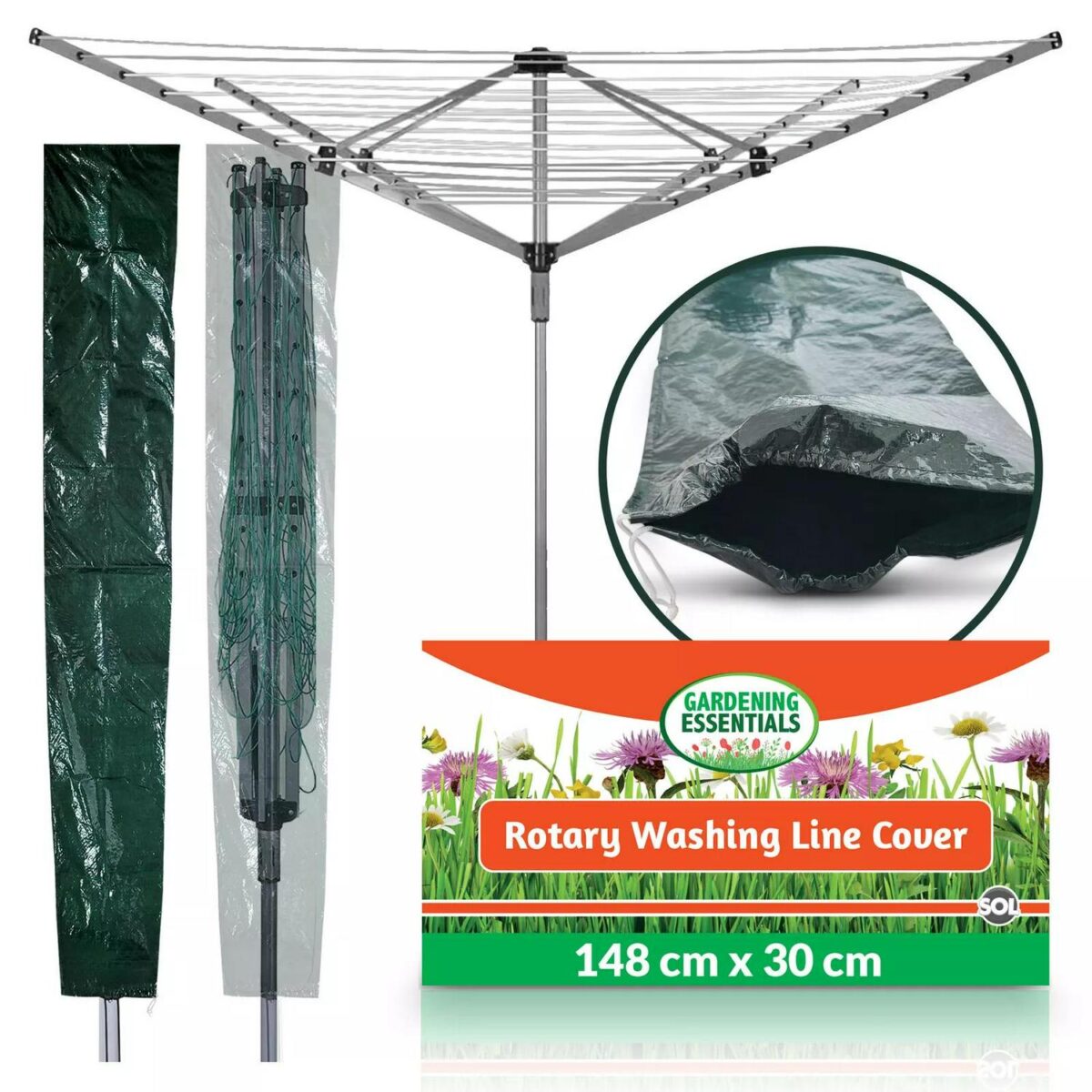 Rotary Washing Line 97ba641f3365df081ac04a4195e8c805