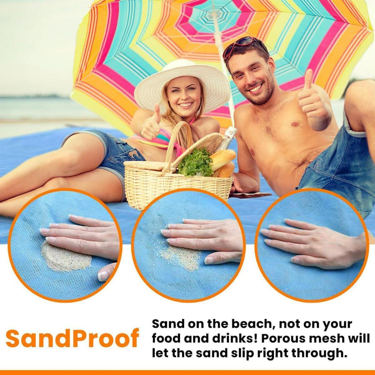 Sand Free Beach Mat 902d2ef2d4e95ea6398e56916be622fd
