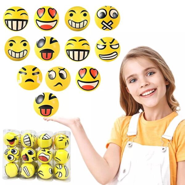 Set of 12 Emoji Face 6543238bf69624650e7c2a90f497e3e4