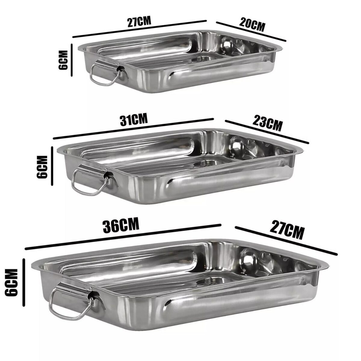 Set of 3 Stainless S 369a1831dbced9df374130df0103e521