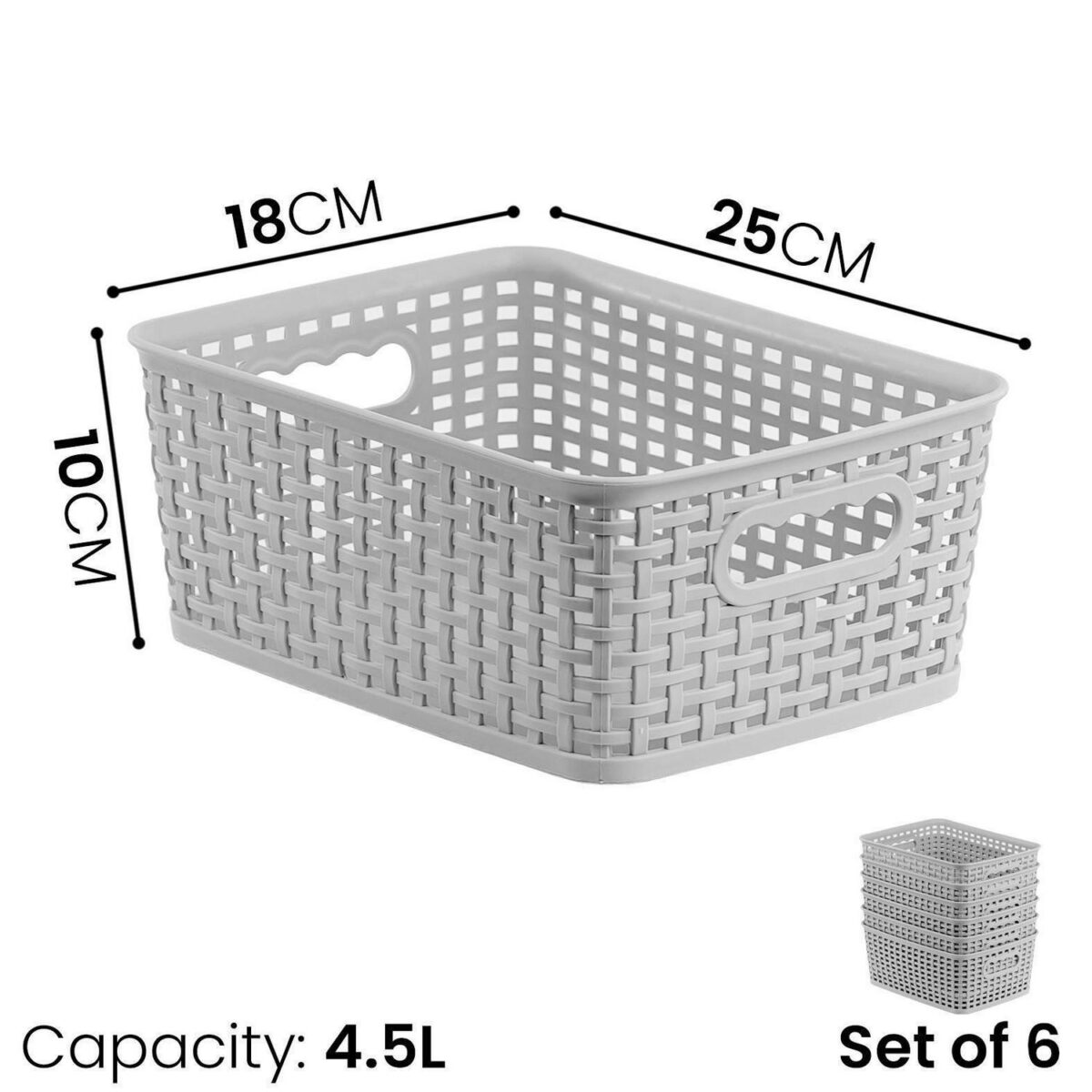 Set of 6 Plastic Sto c1e6c4376420bdf4fe7673a354b72cd6