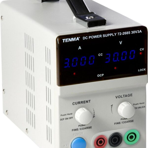 Single Output DC Bench Power Supply - 30V, 3A-