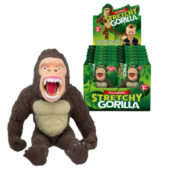 Stretchy Gorilla Toy Sensory Funny Fidget Animal Figurine Squeeze Kids Toy