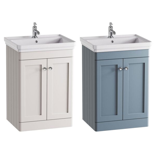 Tavistock Ashby 60.7 cm Floor Mounted Vanity Unit in 2 Colours