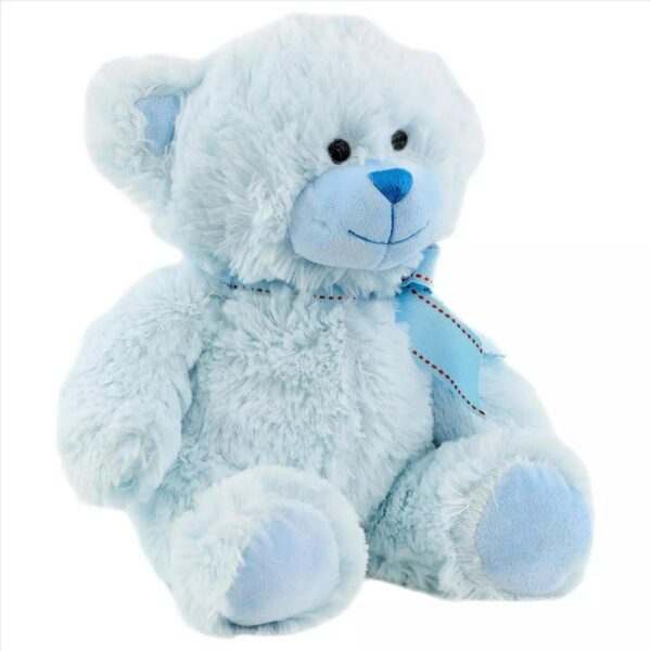 Teddy Bear Plush Soft Cuddly Stuffed Toy Baby Boy/Girl Great Gift w/ Ribbon Blue