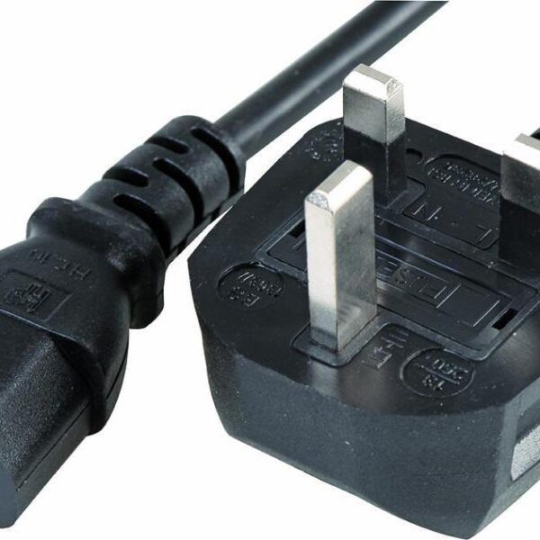 UK Mains Plug with 1 6ed92e40d39ef4f876ae1f7248fe32d2