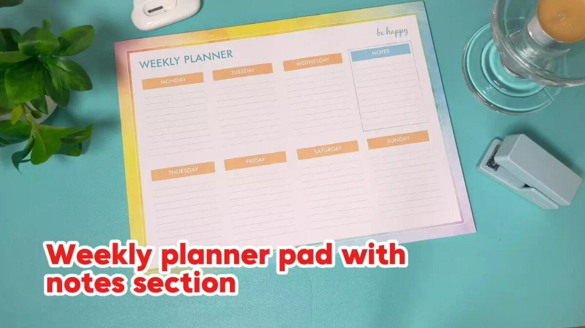 Weekly Planner Pad D 58778b78c61df0532483683edb474db6