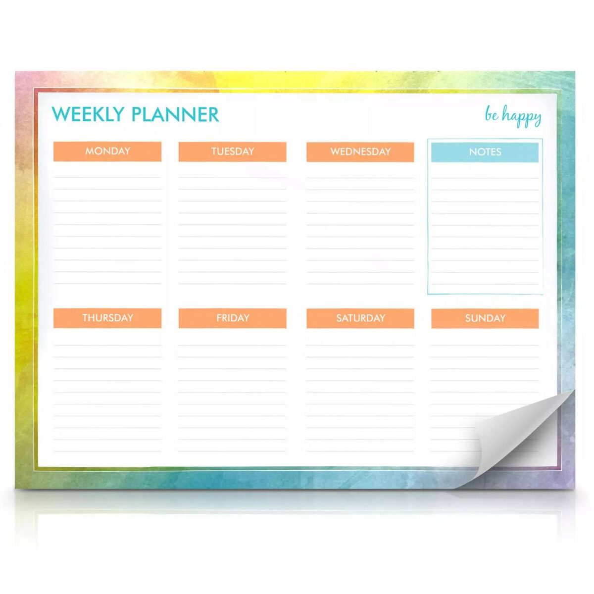 Weekly Planner Pad D 8d4d087e0027bfb4931270dd34a36530