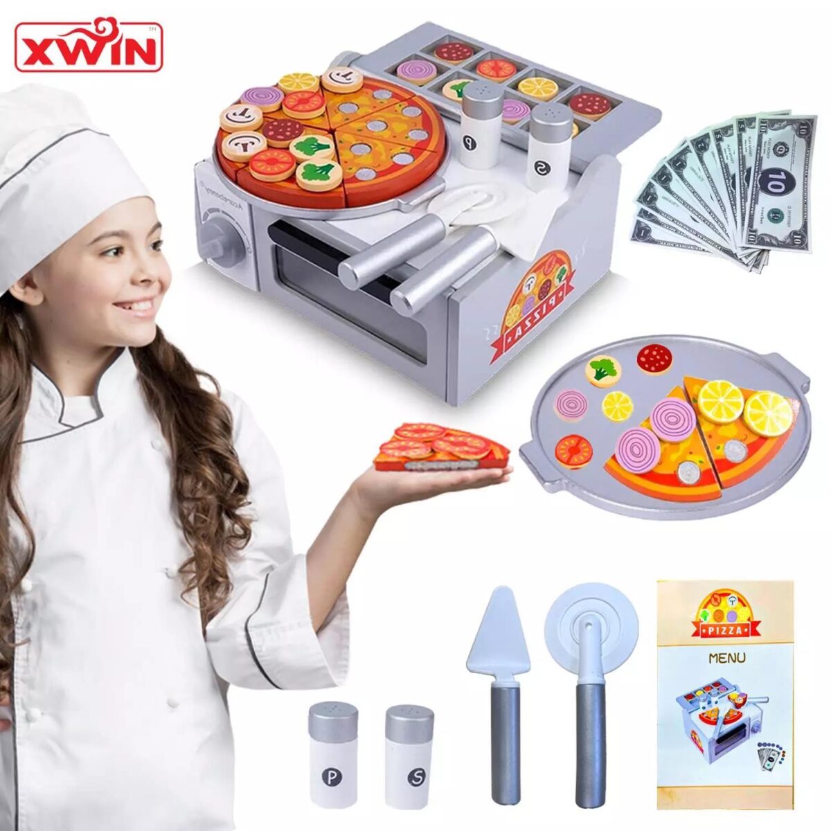 Wooden Pizza Playset c7e47d09442325a3bfa0a11bc3f437f5