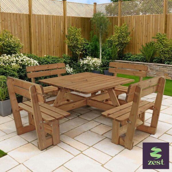 Zest 8 Seater Wooden 59b62f8ebfa1033d997e1561a8ea6f2e