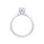 0.50ct Round Brilliant Cut Diamond Solitaire Ring, Platinum - Image 4