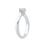 0.50ct Round Brilliant Cut Diamond Solitaire Ring, Platinum - Image 3