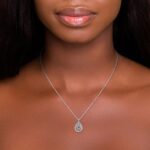 0.50ctw Round Brilliant Cut Diamond Pendant, 14ct White Gold - Image 2