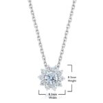0.50ctw Round Brilliant Cut Diamond Pendant, 14ct White Gold - Image 5