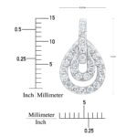 0.65ctw Round Brilliant Cut Diamond Earrings, 14ct White Gold - Image 5