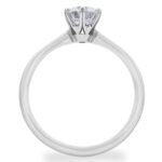 0.70ct Round Brilliant Cut Diamond Solitaire Ring, Platinum - Image 4