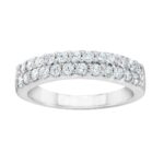 0.70ctw Round Brilliant Cut Diamond Ring, 14ct White Gold