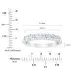 0.85ctw Round Brilliant Cut Diamond 7 Stone Ring, Platinum - Image 5