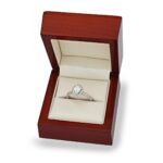 0.90ctw Pear and Round Brilliant Cut Diamond Halo Ring, Platinum - Image 3