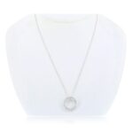 0.90ctw Round Brilliant Cut Diamond Pendant, 14ct White Gold - Image 3