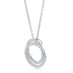 0.90ctw Round Brilliant Cut Diamond Pendant, 14ct White Gold - Image 2
