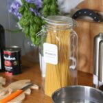 108x Storage Jar Labels White Glass Kitchen Pantry Food Spice Jars Stickers - Image 5