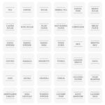 108x Storage Jar Labels White Glass Kitchen Pantry Food Spice Jars Stickers