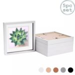 10 x 10 3D Box Frame Photo Picture Deep Display Shadow with 8 x 8 Mount
