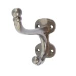 10x Flat Top Ball End Hat and Coat Hook Cast Iron Vintage Style W35mm x H85mm Raw - Image 4