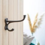 10x Flat Top Ball End Hat and Coat Hook Cast Iron Vintage Style W35mm x H85mm Raw - Image 6