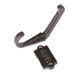10x Great North of England Railway Double Wall Hook Cast Iron W53mm x H101mm - Image 3
