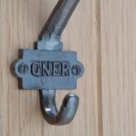 10x Great North of England Railway Double Wall Hook Cast Iron W53mm x H101mm - Image 7