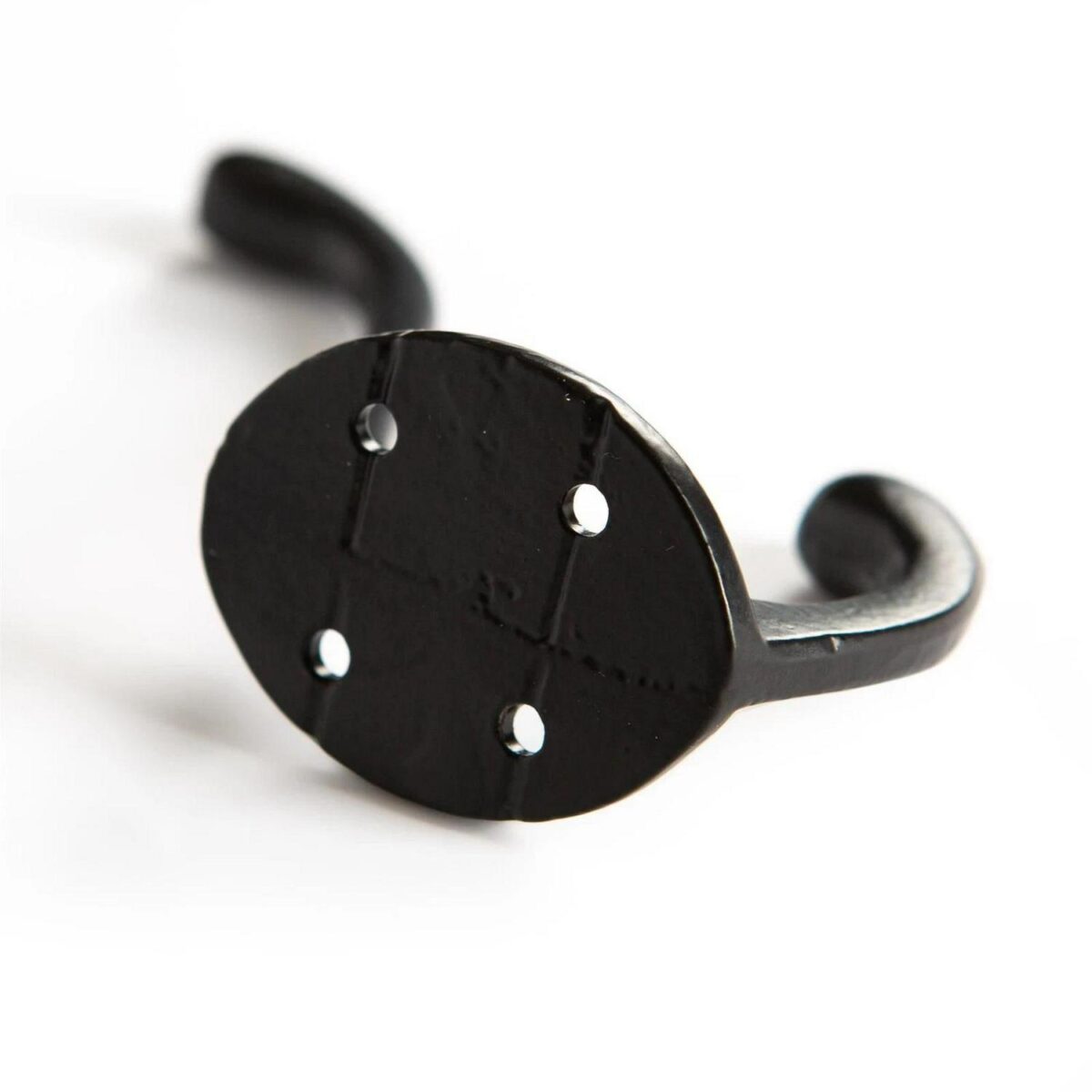 10x Hat and Coat Hook Cast Iron Antique Vintage Style Hooks W40mm x H105mm Black - Image 3