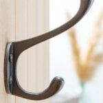 10x Hat and Coat Hook Cast Iron Antique Vintage Style Hooks W40mm x H105mm Black - Image 7